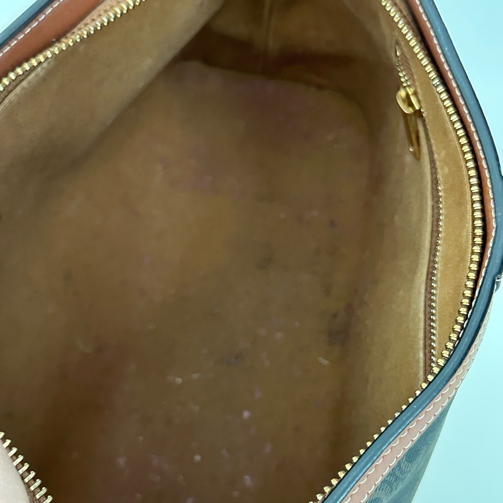 Celine Triomphe Canvas and Calfskin Toiletry Bag - Picture 9 of 15